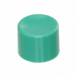 1 pcs : U483 - CAP PUSHBUTTON ROUND GREEN