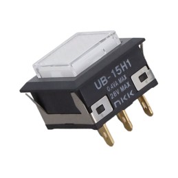 1 pcs : UB15KKG015C-JB - SWITCH PUSHBUTTON SPDT 0.4VA 28V