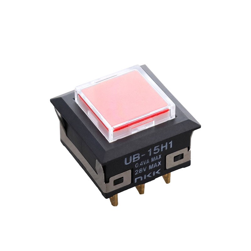 1 pcs : UB15KKG015C-JC - SWITCH PUSH SPDT 0.4VA 28V