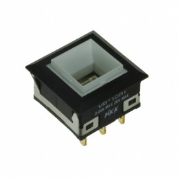 1 pcs : UB15KKG015F - SWITCH PUSH SPDT 0.4VA 28V