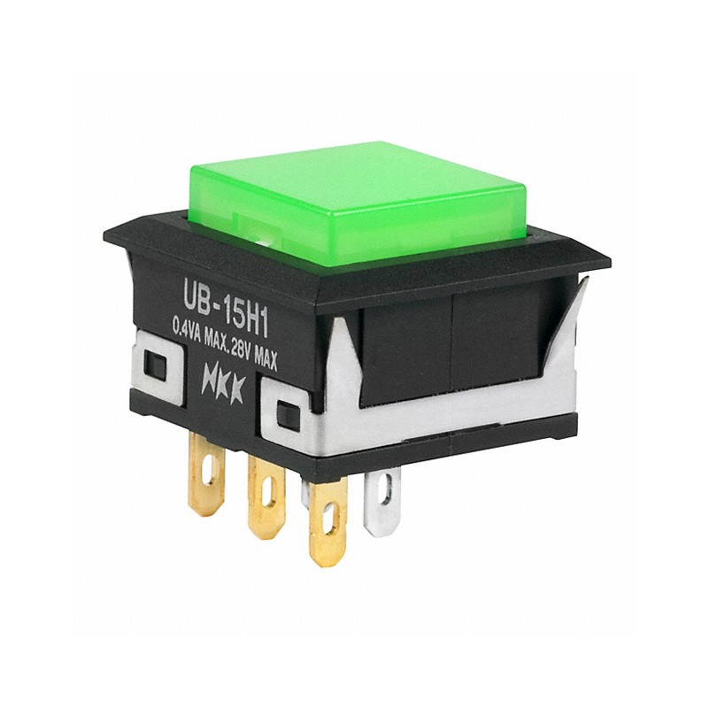 1 pcs : UB15KKG015F-FF - SWITCH PUSH SPDT 0.4VA 28V