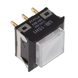 1 pcs : UB15KKG015F-JJ - SWITCH PUSH SPDT 0.4VA 28V