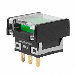 1 pcs : UB15KKG01N-F/AT499 - SWITCH PUSH SPDT 0.4VA 28V