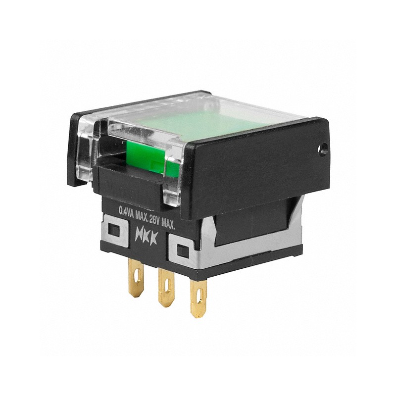 1 pcs : UB15KKG01N-F/AT499 - SWITCH PUSH SPDT 0.4VA 28V