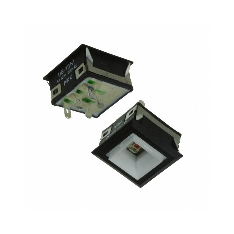 1 pcs : UB15KKW015C - SWITCH PUSHBUTTON SPDT 5A 125V