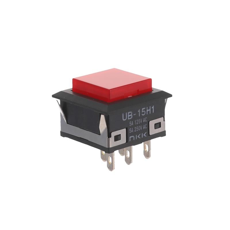 1 pcs : UB15KKW015C-CJ - LOW PROFILE PUSHBUTTON/ILLUMINAT