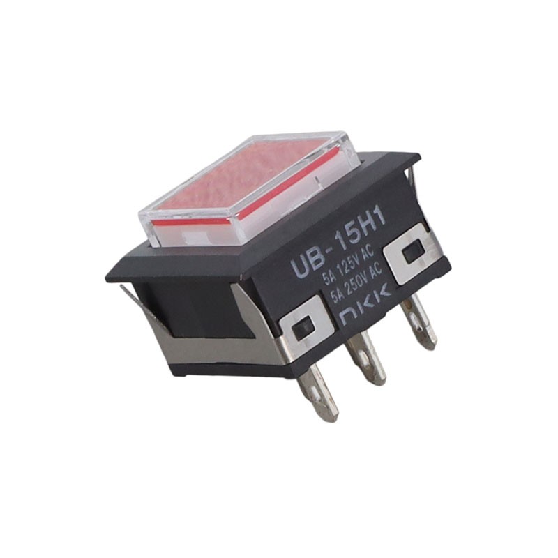 1 pcs : UB15KKW015C-JC - SWITCH PUSHBUTTON SPDT 5A 125V
