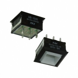 1 pcs : UB15KKW015D - SWITCH PUSHBUTTON SPDT 5A 125V