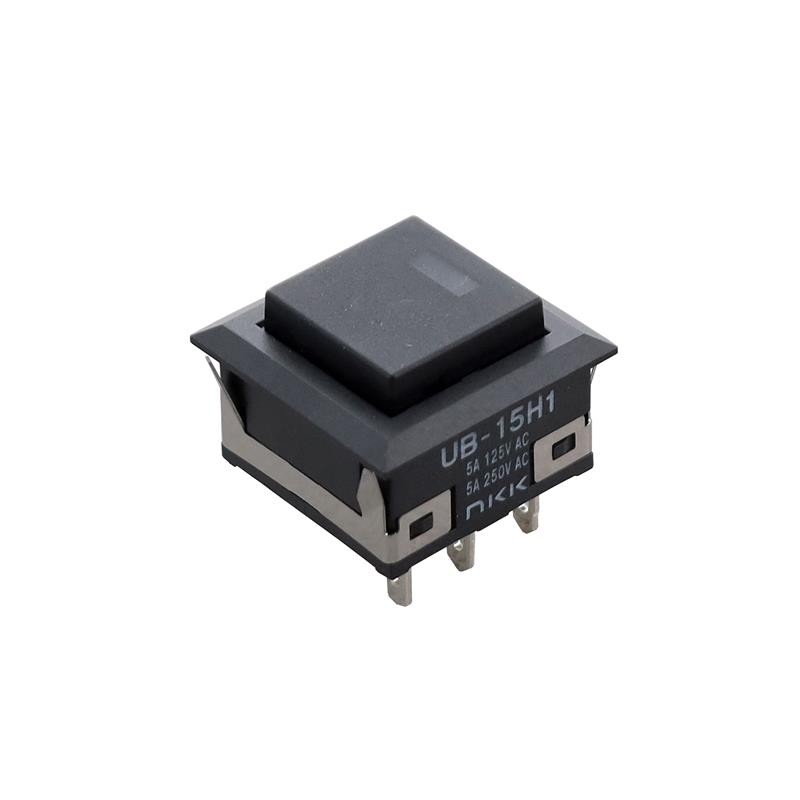 1 pcs : UB15KKW015F-AB - SWITCH PUSHBUTTON SPDT 5A 125V