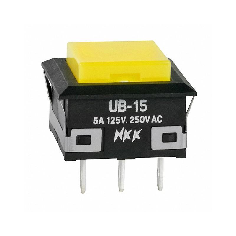 1 pcs : UB15KKW01N-E - SWITCH PUSHBUTTON SPDT 5A 125V