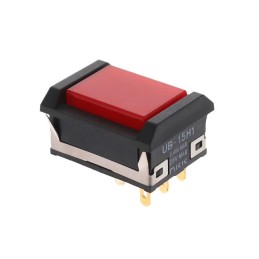 1 pcs : UB15NBKG015C-CC - SWITCH PUSH SPDT 0.4VA 28V