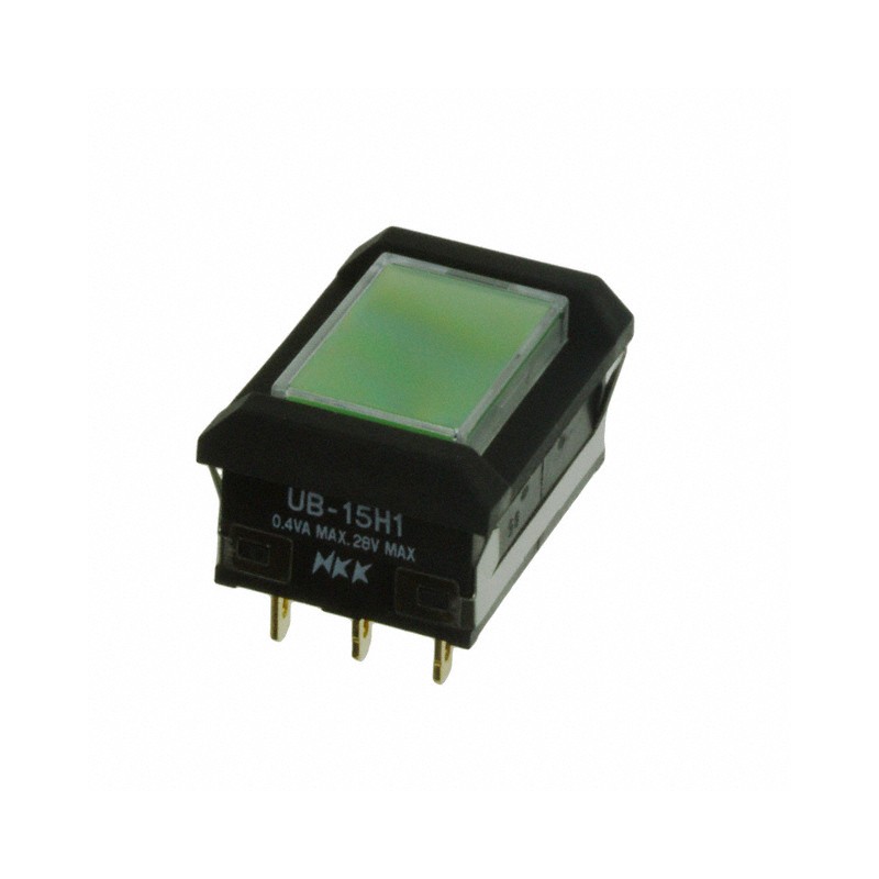 1 pcs : UB15NBKG015F-JF - SWITCH PUSH SPDT 0.4VA 28V