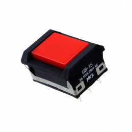 1 pcs : UB15NBKW01N-C - SWITCH PUSHBUTTON SPDT 5A 125V