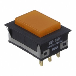 1 pcs : UB15NKG015D-DD - SWITCH PUSH SPDT 0.4VA 28V