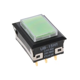 1 pcs : UB15NKG015F-JF - SWITCH PUSH SPDT 0.4VA 28V