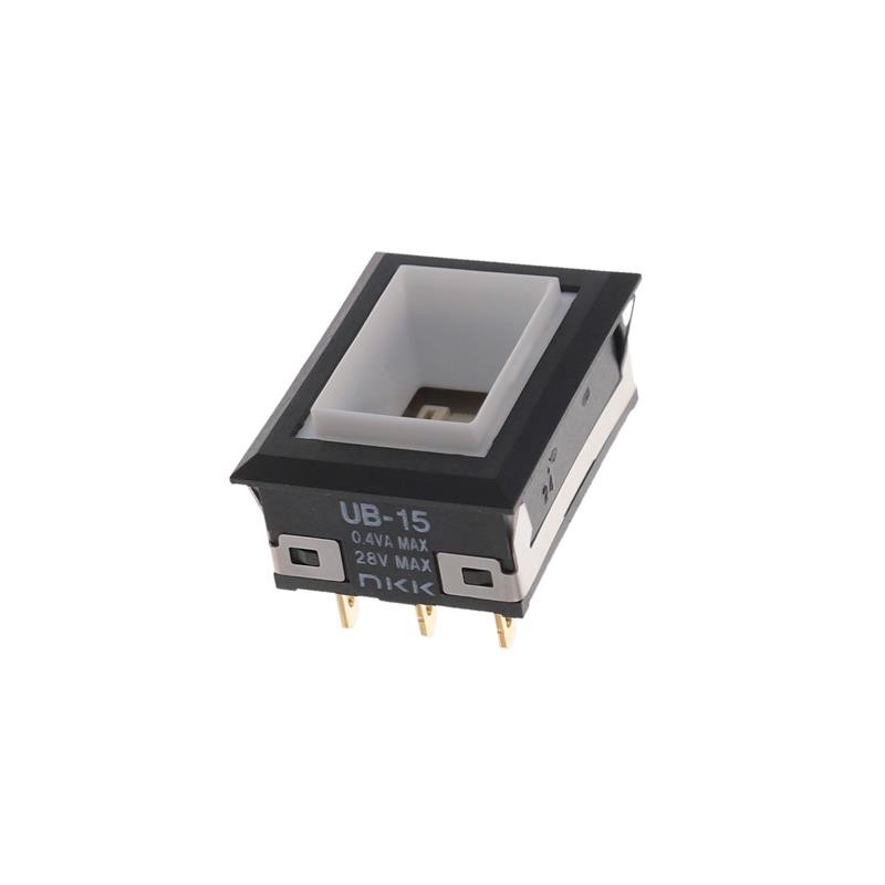1 pcs : UB15NKG01N - SWITCH PUSHBUTTON SPDT 0.4VA 28V