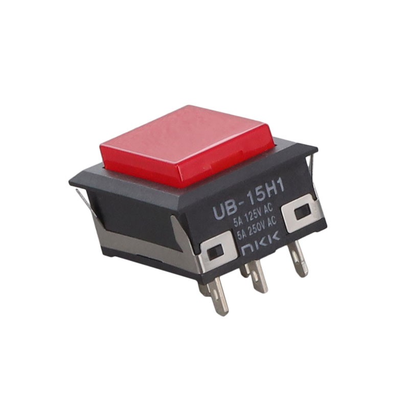 1 pcs : UB15NKW015C-CC - SWITCH PUSHBUTTON SPDT 5A 125V