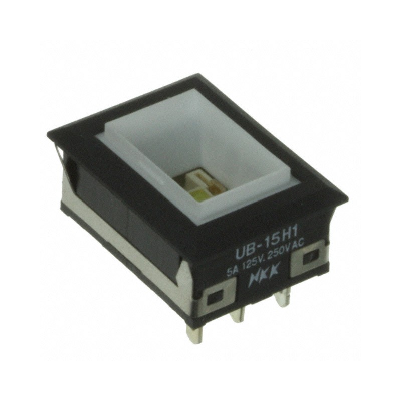1 pcs : UB15NKW015D - SWITCH PUSHBUTTON SPDT 5A 125V