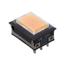 1 pcs : UB15NKW015D-JD - SWITCH PUSHBUTTON SPDT 5A 125V