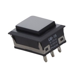 1 pcs : UB15NKW01N-A - SWITCH PUSHBUTTON SPDT 5A 125V