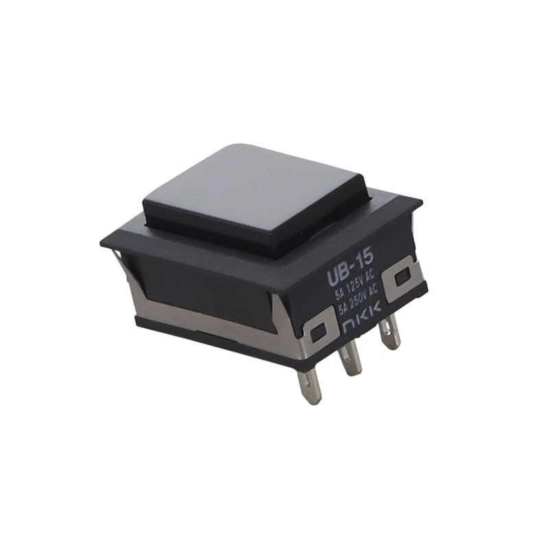 1 pcs : UB15NKW01N-A - SWITCH PUSHBUTTON SPDT 5A 125V