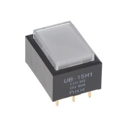 1 pcs : UB15RKG035C-JB - SWITCH PUSH SPDT 0.4VA 28V