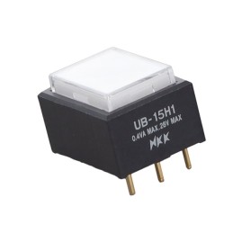 1 pcs : UB15RKG035D-JB - SWITCH PUSH SPDT 0.4VA 28V
