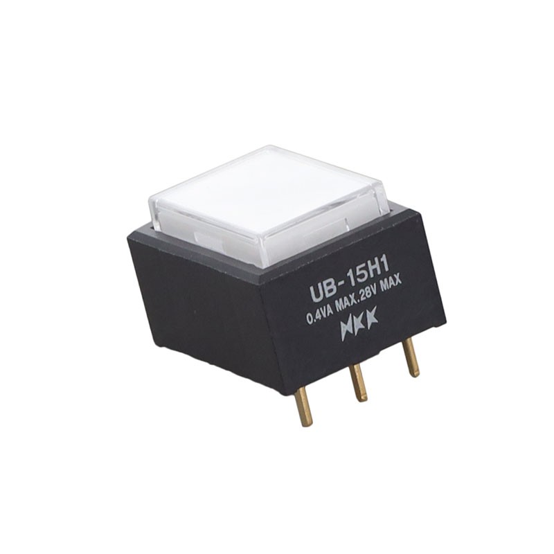 1 pcs : UB15RKG035D-JB - SWITCH PUSH SPDT 0.4VA 28V