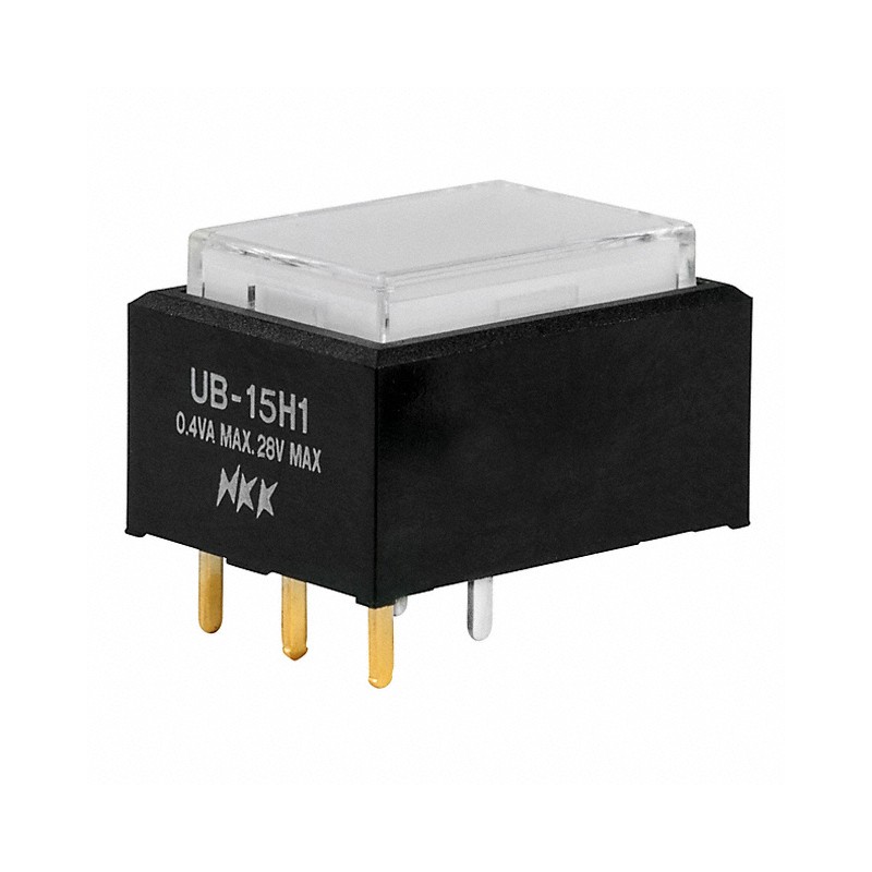 1 pcs : UB15RKG035F-JB - SWITCH PUSH SPDT 0.4VA 28V