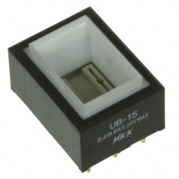 1 pcs : UB15RKG03N - SWITCH PUSH SPDT 0.4VA 28V
