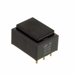 1 pcs : UB15RKG03N-A - SWITCH PUSH SPDT 0.4VA 28V