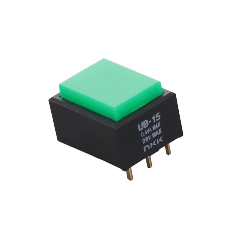 1 pcs : UB15RKG03N-F - SWITCH PUSH SPDT 0.4VA 28V