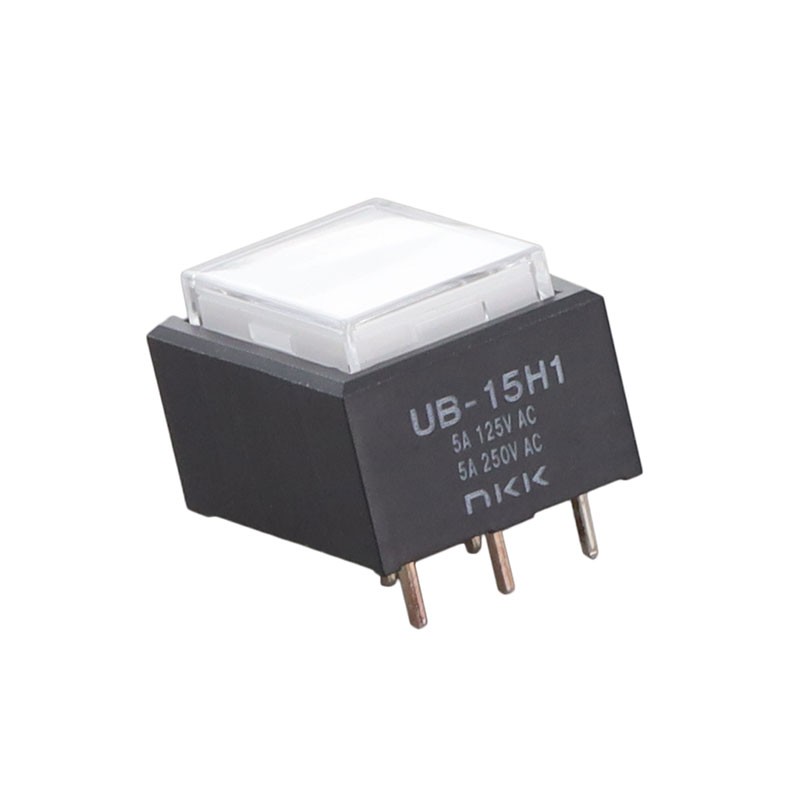 1 pcs : UB15RKW035D-JB - SWITCH PUSHBUTTON SPDT 5A 125V