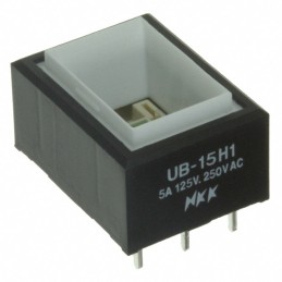 1 pcs : UB15RKW035F - SWITCH PUSHBUTTON SPDT 5A 125V
