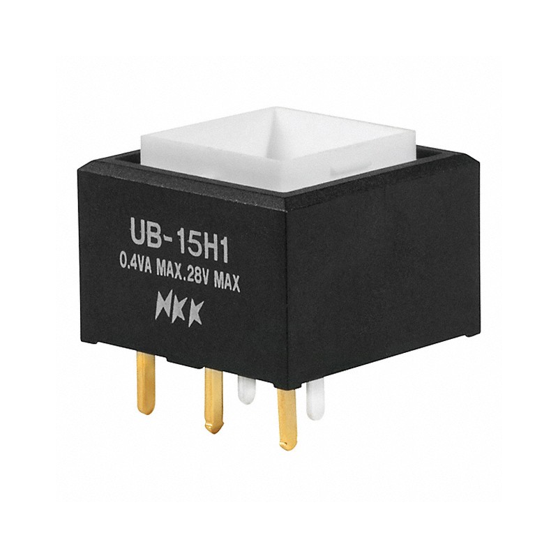 1 pcs : UB15SKG035C - SWITCH PUSH SPDT 0.4VA 28V