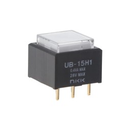 1 pcs : UB15SKG035C-JJ - SWITCH PUSH SPDT 0.4VA 28V