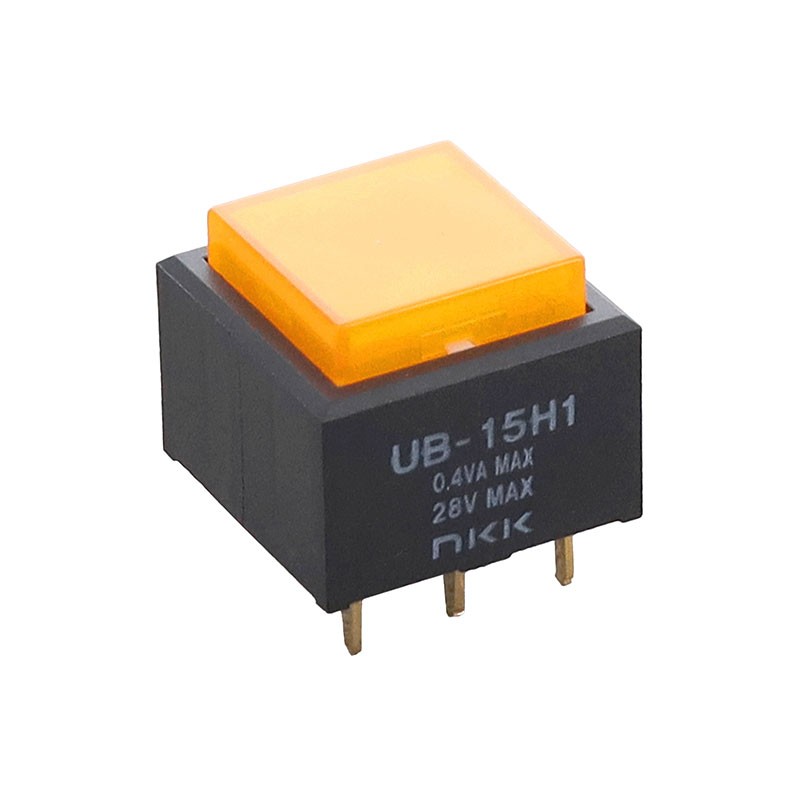 1 pcs : UB15SKG035D-DJ - SWITCH PUSHBUTTON SPDT 0.4VA 28V