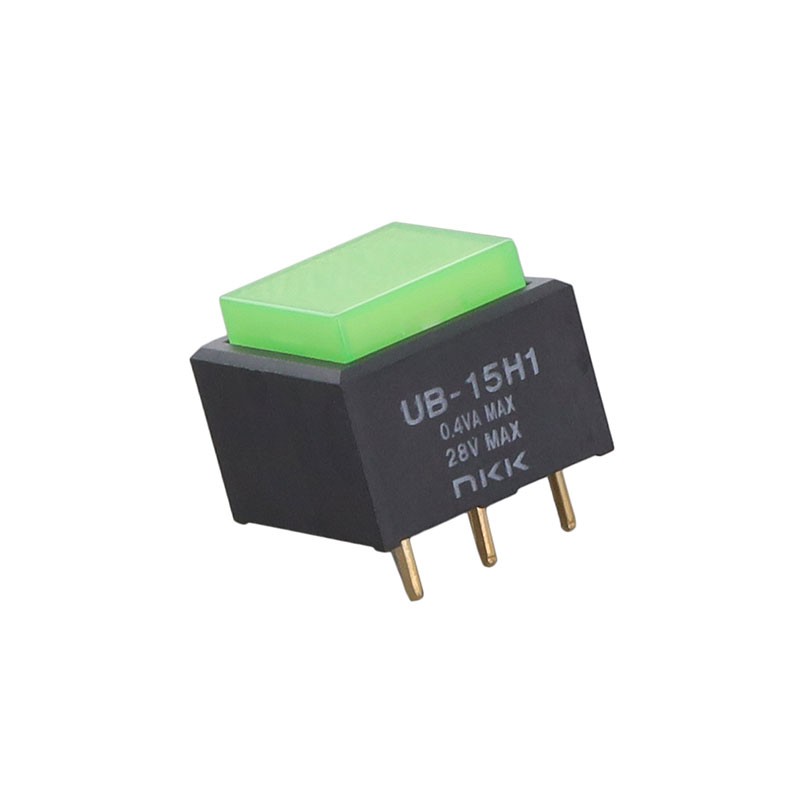 1 pcs : UB15SKG035F-FB - SWITCH PUSHBUTTON SPDT 0.4VA 28V