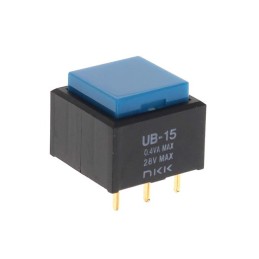 1 pcs : UB15SKG03N-G - SWITCH PUSH SPDT 0.4VA 28V