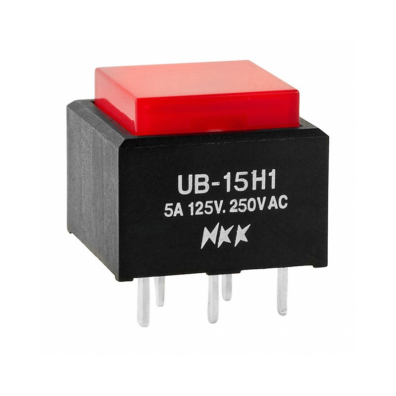 1 pcs : UB15SKW035C-CC - SWITCH PUSHBUTTON SPDT 5A 125V