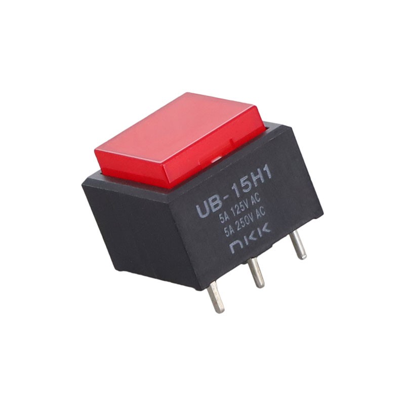 1 pcs : UB15SKW035C-CJ - SWITCH PUSHBUTTON SPDT 5A 125V