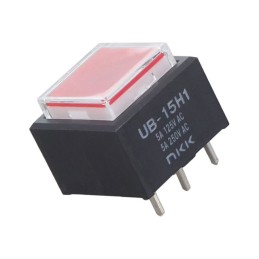1 pcs : UB15SKW035C-JC - SWITCH PUSHBUTTON SPDT 5A 125V