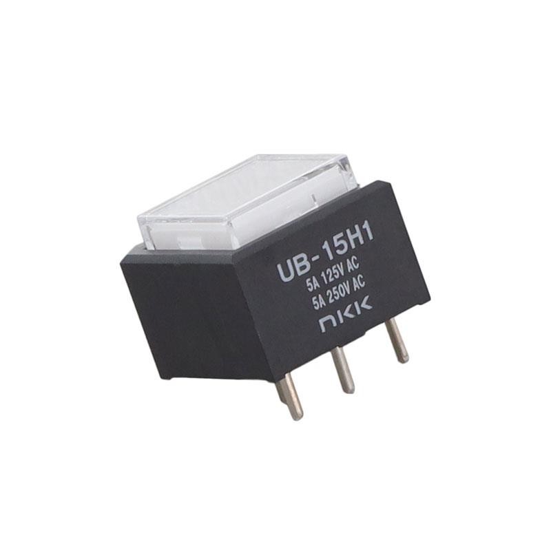 1 pcs : UB15SKW035D-JB - SWITCH PUSHBUTTON SPDT 5A 125V