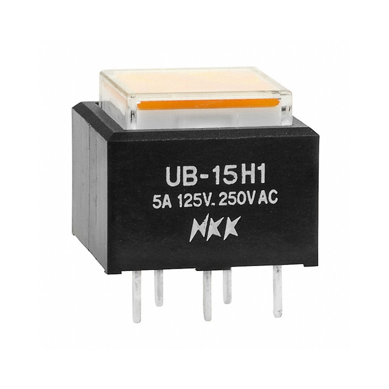 1 pcs : UB15SKW035D-JD - SWITCH PUSHBUTTON SPDT 5A 125V