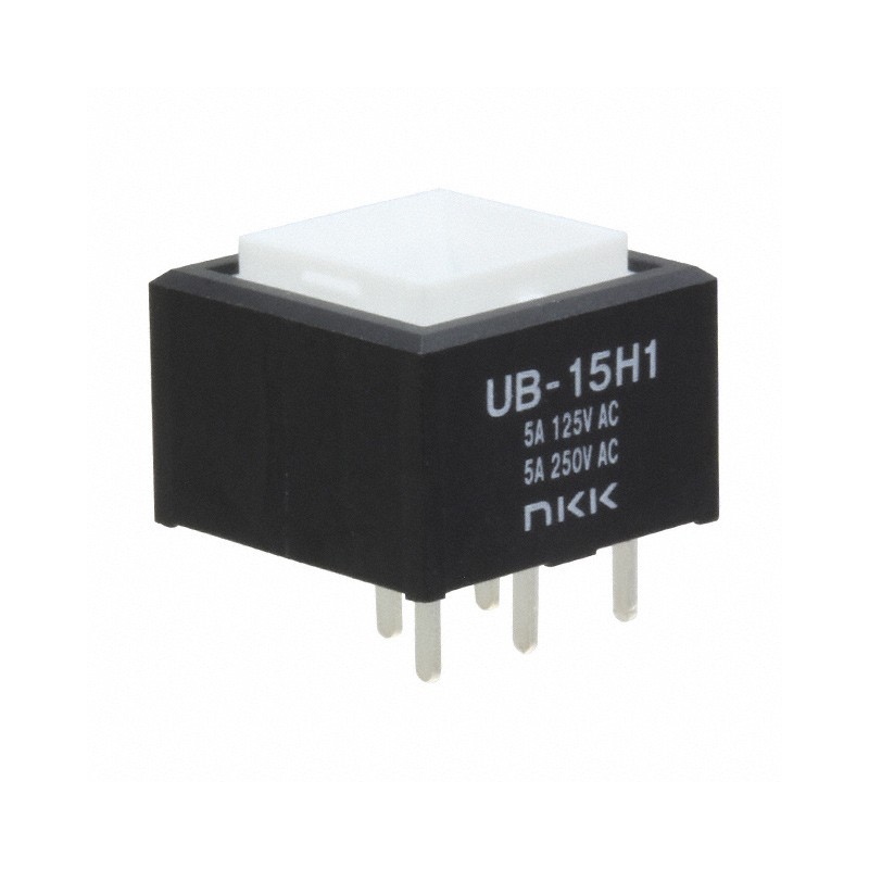 1 pcs : UB15SKW035F - SWITCH PUSHBUTTON SPDT 5A 125V
