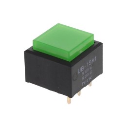 1 pcs : UB15SKW035F-FF - SWITCH PUSHBUTTON SPDT 5A 125V
