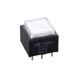 1 pcs : UB15SKW035F-JB - SWITCH PUSHBUTTON SPDT 5A 125V