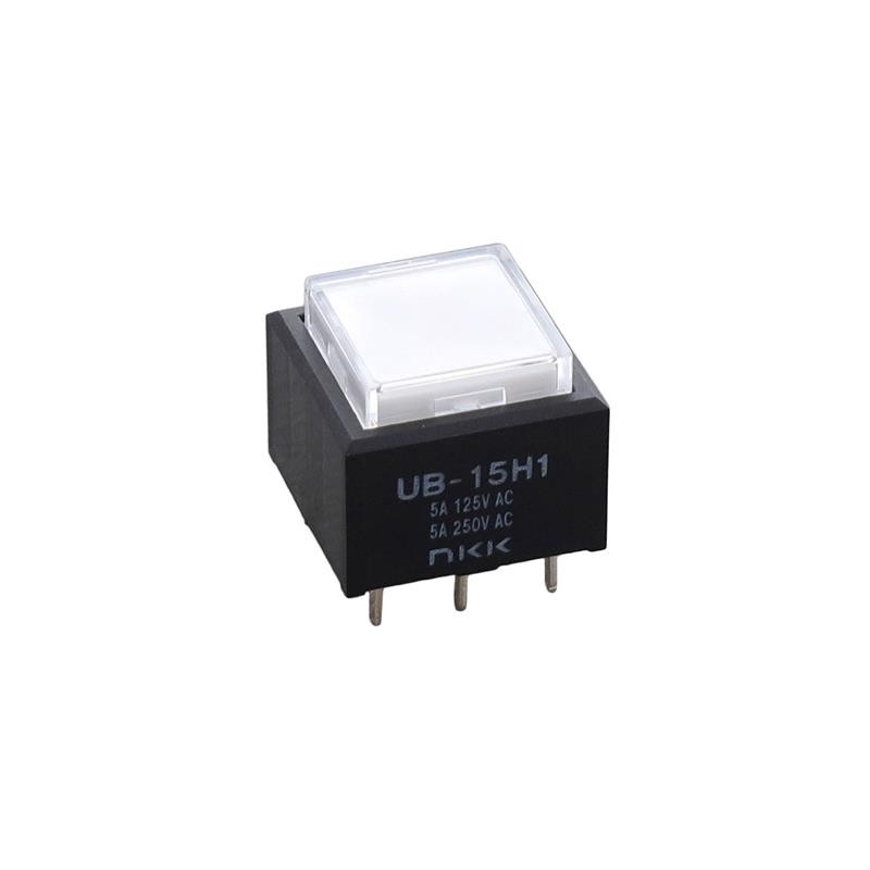 1 pcs : UB15SKW035F-JB - SWITCH PUSHBUTTON SPDT 5A 125V