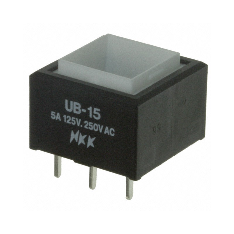 1 pcs : UB15SKW03N - SWITCH PUSHBUTTON SPDT 5A 125V