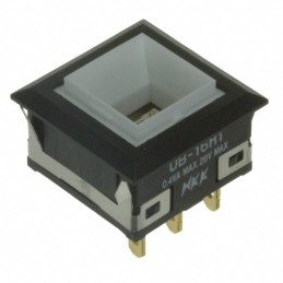 1 pcs : UB16KKG015F - SWITCH PUSH SPDT 0.4VA 28V